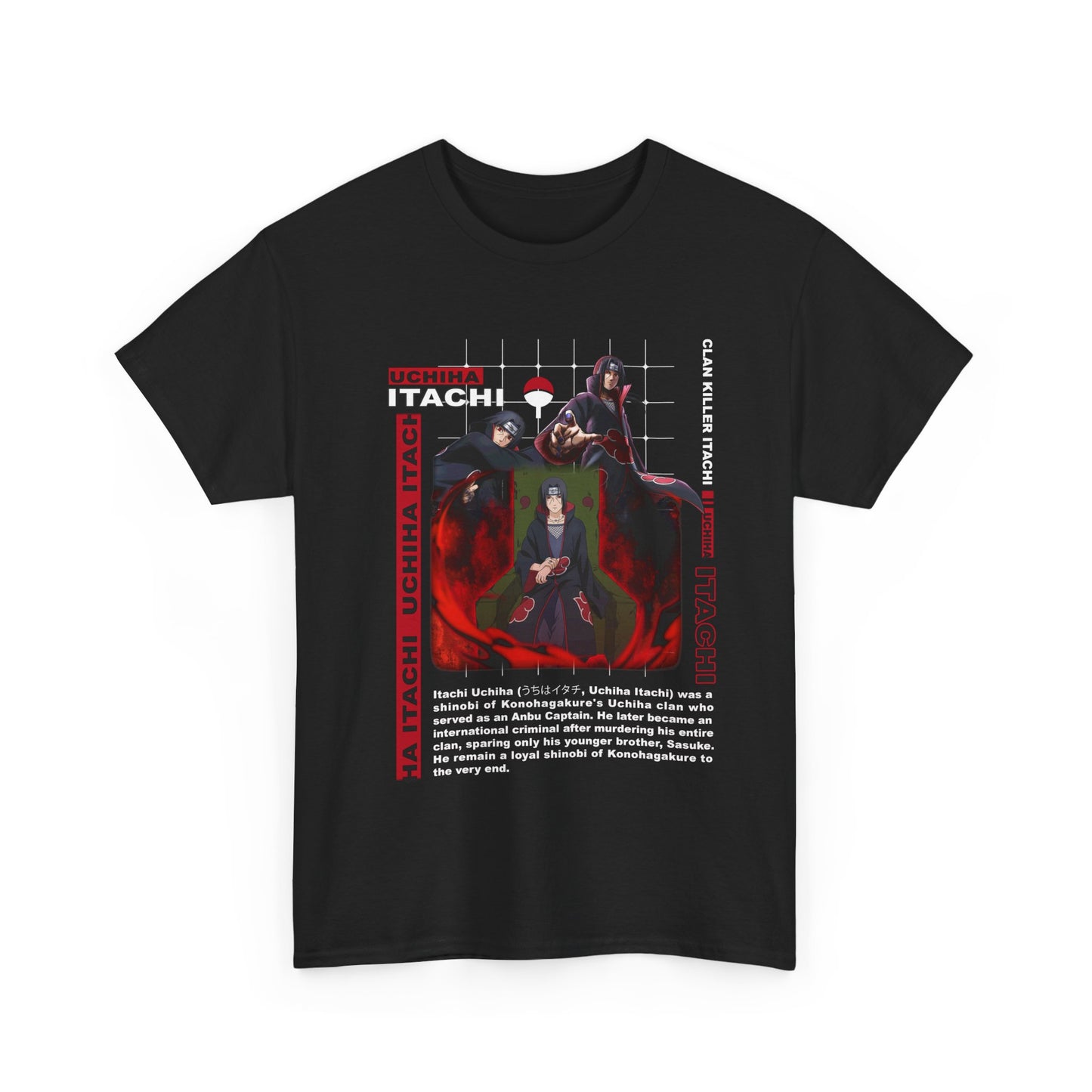 Itachi Uchiha Graphic T-Shirt | Naruto Anime Fan Apparel