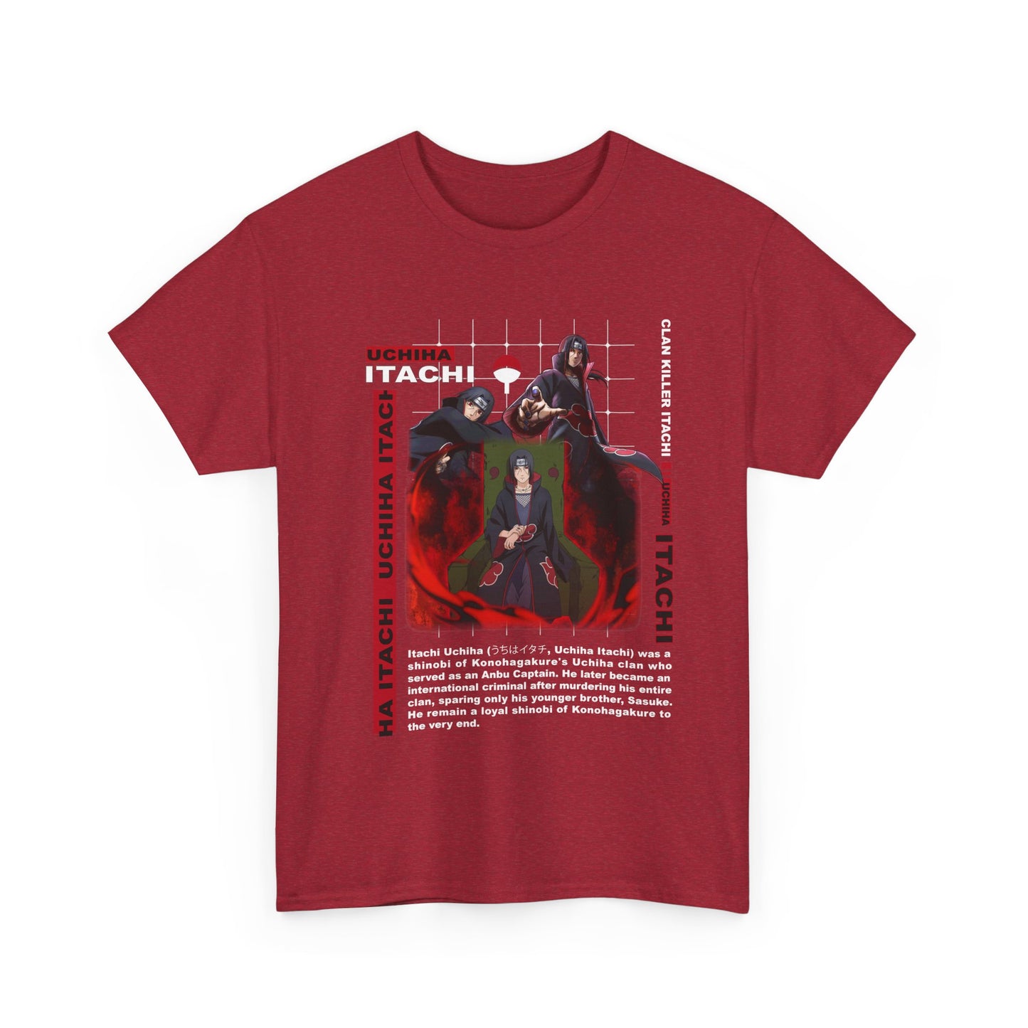 Itachi Uchiha Graphic T-Shirt | Naruto Anime Fan Apparel