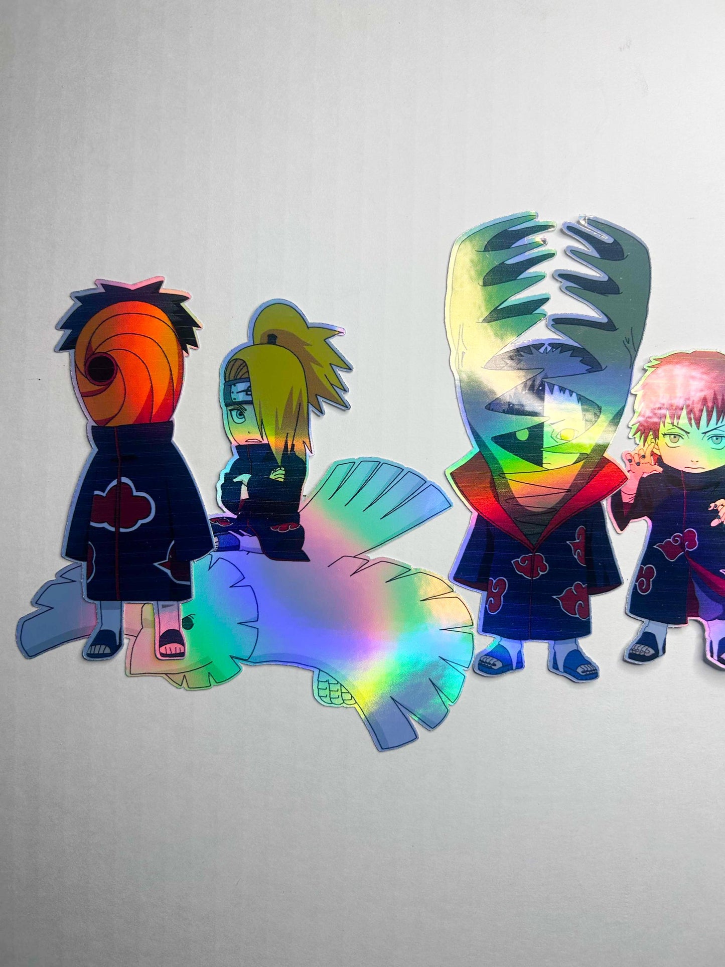 Custom Chibi Sasori Holographic Sticker - Master Puppeteer Design
