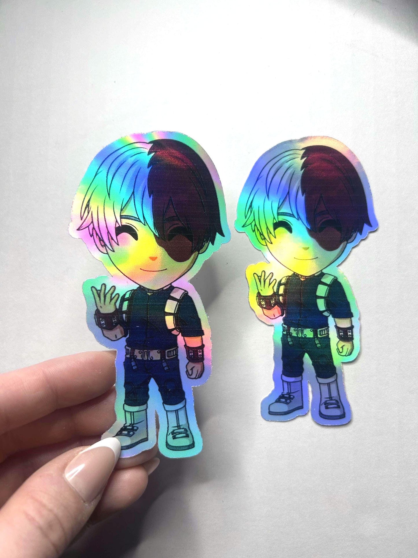 Shoto Todoroki Holographic Sticker - My Hero Academia
