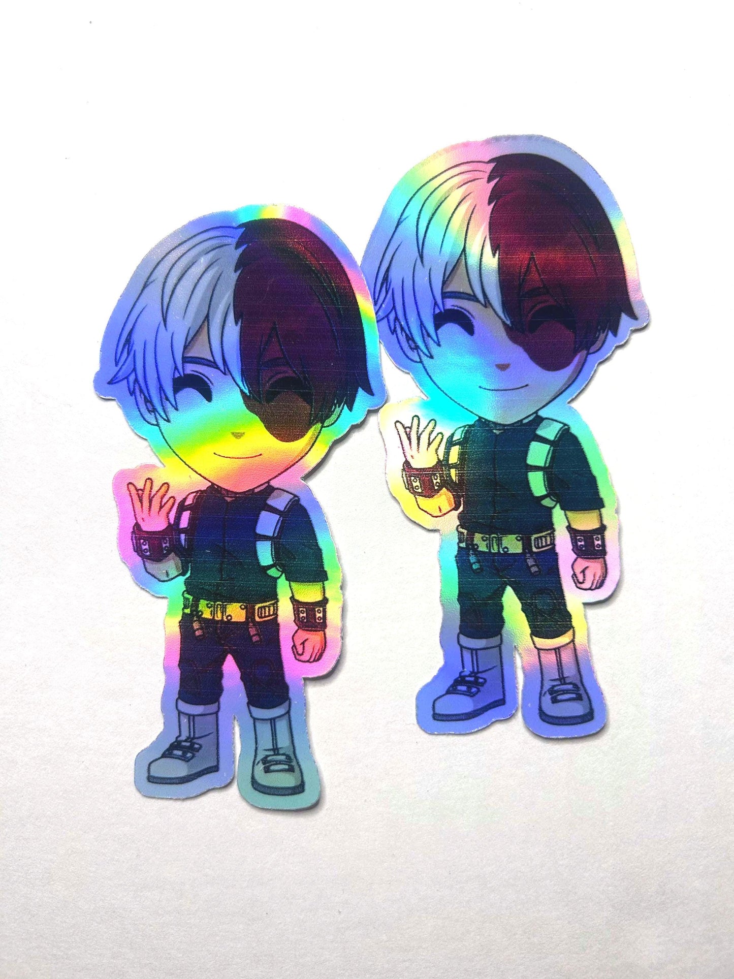 Shoto Todoroki Holographic Sticker - My Hero Academia